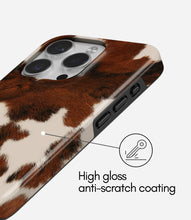 Load image into Gallery viewer, Rustic Moo Glossy Armoured Case
