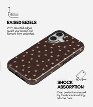 Load image into Gallery viewer, Mocha Stars Glossy Armoured Case