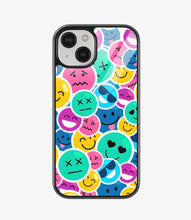 Load image into Gallery viewer, Colorful Smile Emoticons Glass Case
