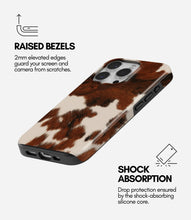 Load image into Gallery viewer, Rustic Moo Glossy Armoured Case