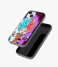 Load image into Gallery viewer, Goku Fan Art Glass Phone Case