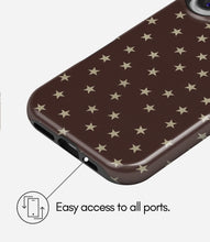 Load image into Gallery viewer, Mocha Stars Glossy Armoured Case