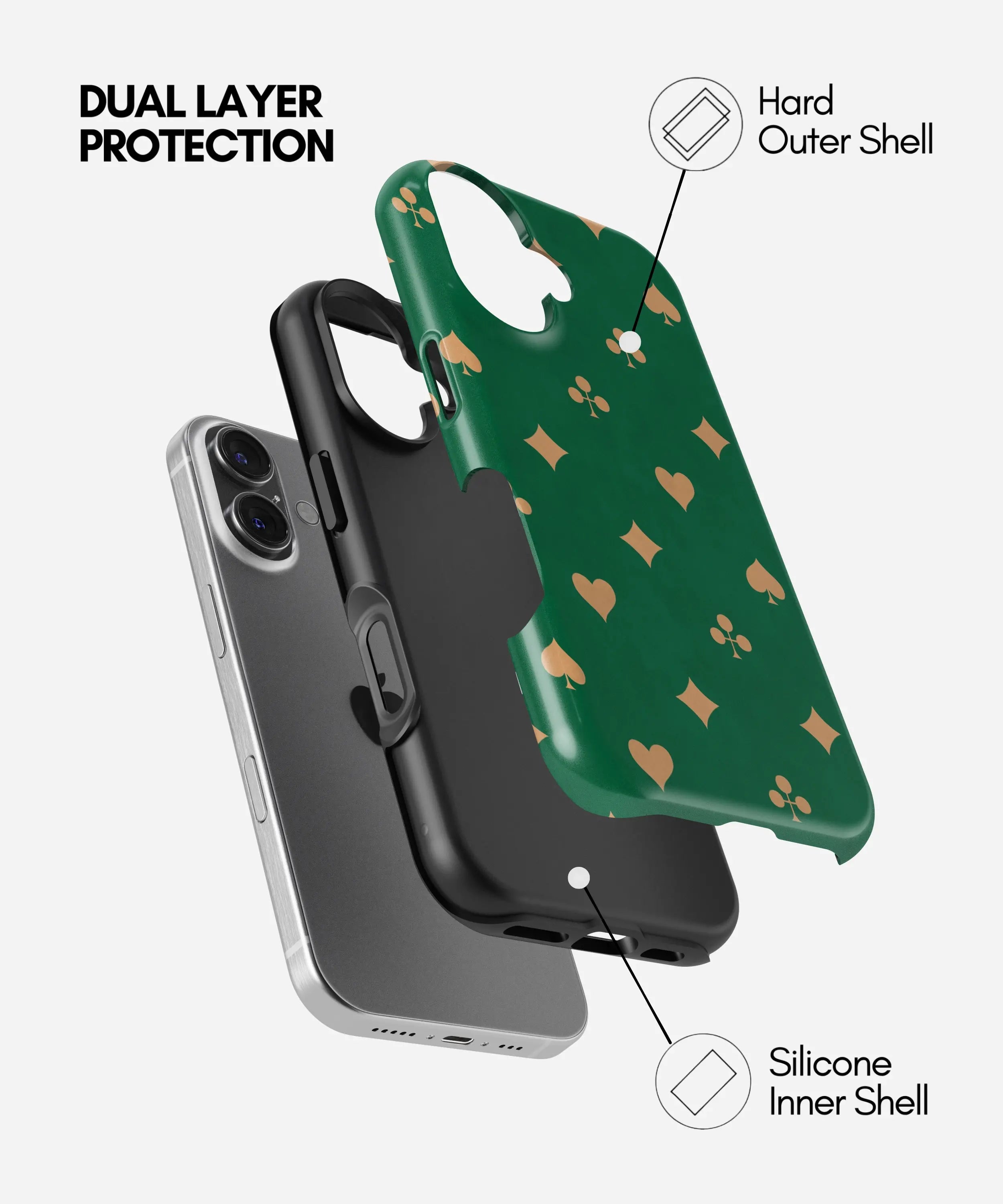 Lucky Suits Glossy Armoured Case