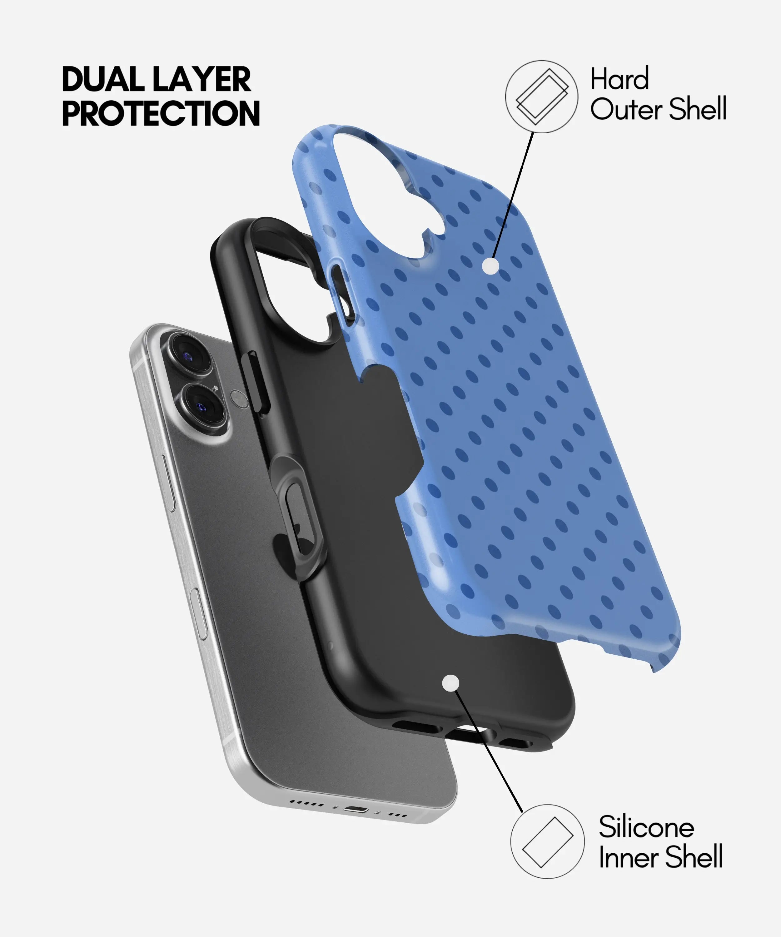 Color Pop Polka Glossy Armoured Case