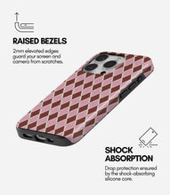 Load image into Gallery viewer, Rosewood Harlequin Glossy Armoured Case