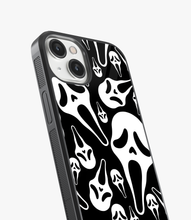 Load image into Gallery viewer, Ghost Face Glass Phone Case
