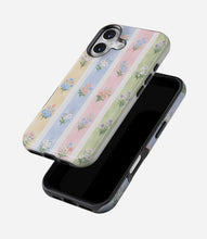 Load image into Gallery viewer, Pastel Bouquet Stripes Glossy Armoured Case