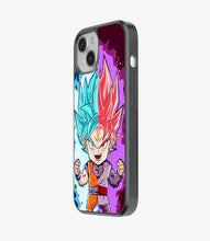 Load image into Gallery viewer, Goku Fan Art Glass Phone Case