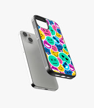 Load image into Gallery viewer, Colorful Smile Emoticons Glass Case