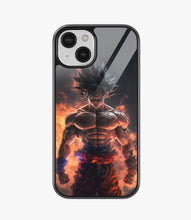 Load image into Gallery viewer, Goku Furious Assault Glass Phone Case