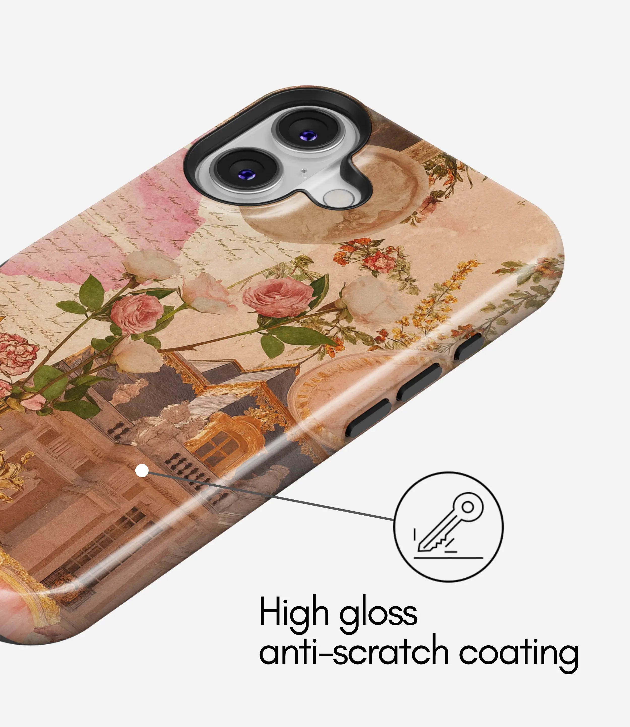 Roses & Royalty Glossy Armoured Case
