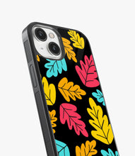 Load image into Gallery viewer, Autumn Leaves Floral Glass Case