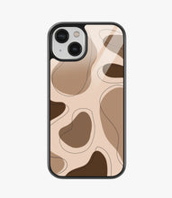 Load image into Gallery viewer, Brown Mosaic Aesthetic Glass Phone Case