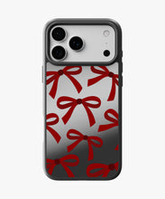 Load image into Gallery viewer, Crimson Coquette Bows Luxe Mirror Phone Case