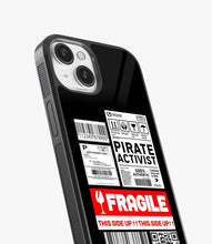 Load image into Gallery viewer, Fragile Pirate Activist Glass Case