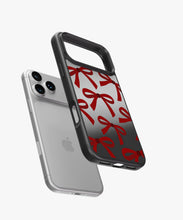 Load image into Gallery viewer, Crimson Coquette Bows Luxe Mirror Phone Case