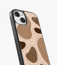 Load image into Gallery viewer, Brown Mosaic Aesthetic Glass Phone Case