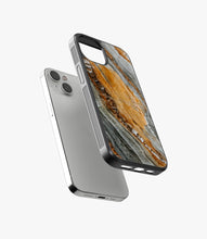 Load image into Gallery viewer, Grey/Golden Marble Glass Case