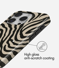 Load image into Gallery viewer, Zebra Luxe Glossy Armoured Case