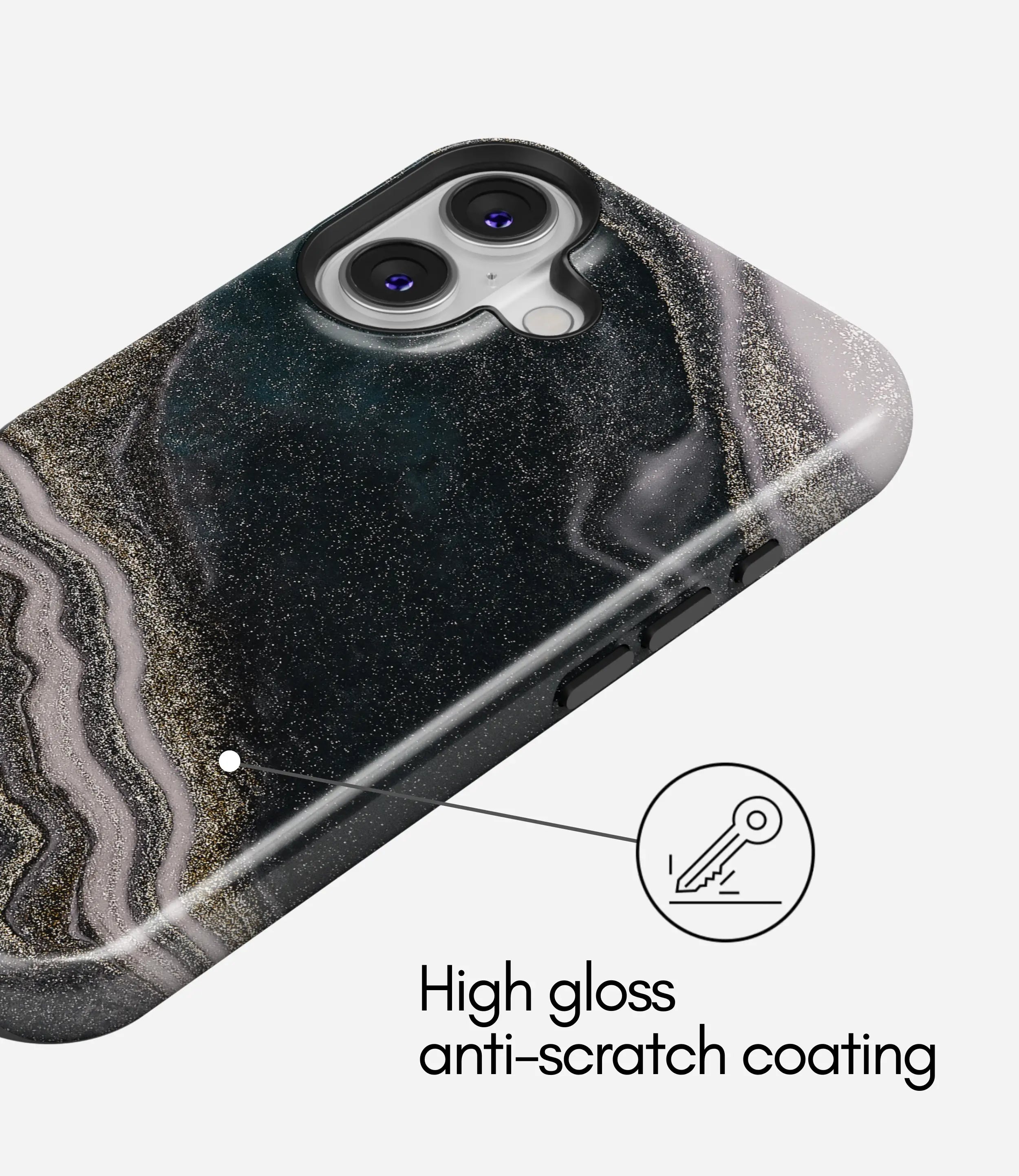 Midnight Aura Glossy Armoured Case