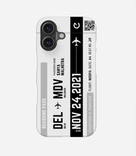 Load image into Gallery viewer, Travel City Boarding Pass Matte Case