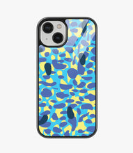 Load image into Gallery viewer, Marine Blue Camo Glass Case