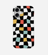 Load image into Gallery viewer, Colorful Wavy Checkered Print Case