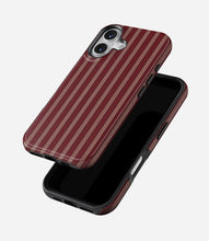 Load image into Gallery viewer, Burgundy Luxe Lines Glossy Armoured Case