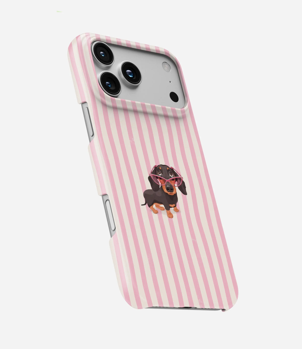 Doxie in Pink Glasses SnapFit Matte Case