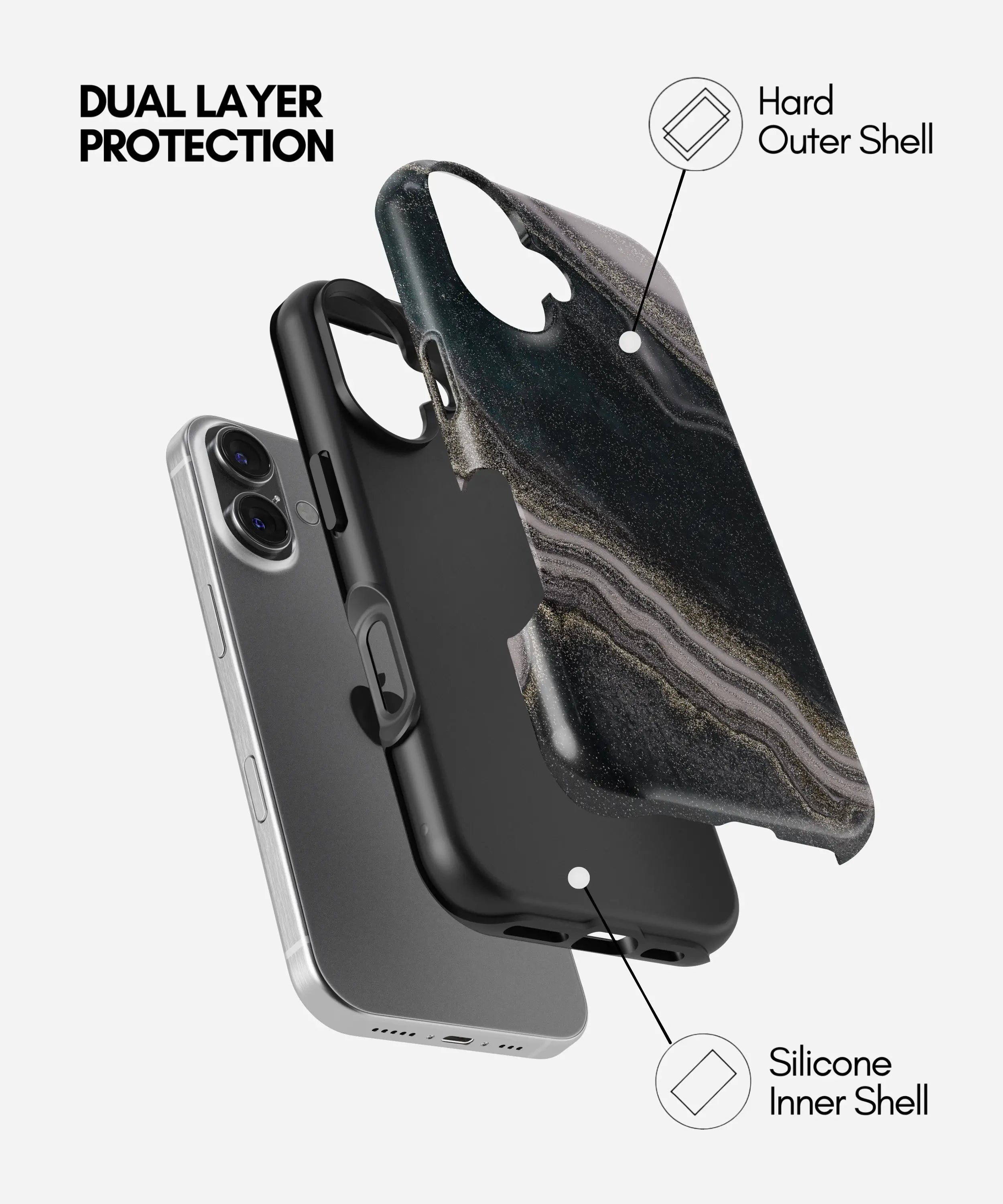 Midnight Aura Glossy Armoured Case