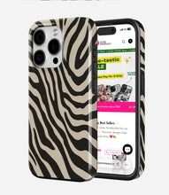 Load image into Gallery viewer, Zebra Luxe Glossy Armoured Case