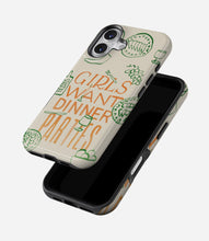 Load image into Gallery viewer, Girls Just Wanna Eat Glossy Armoured Case