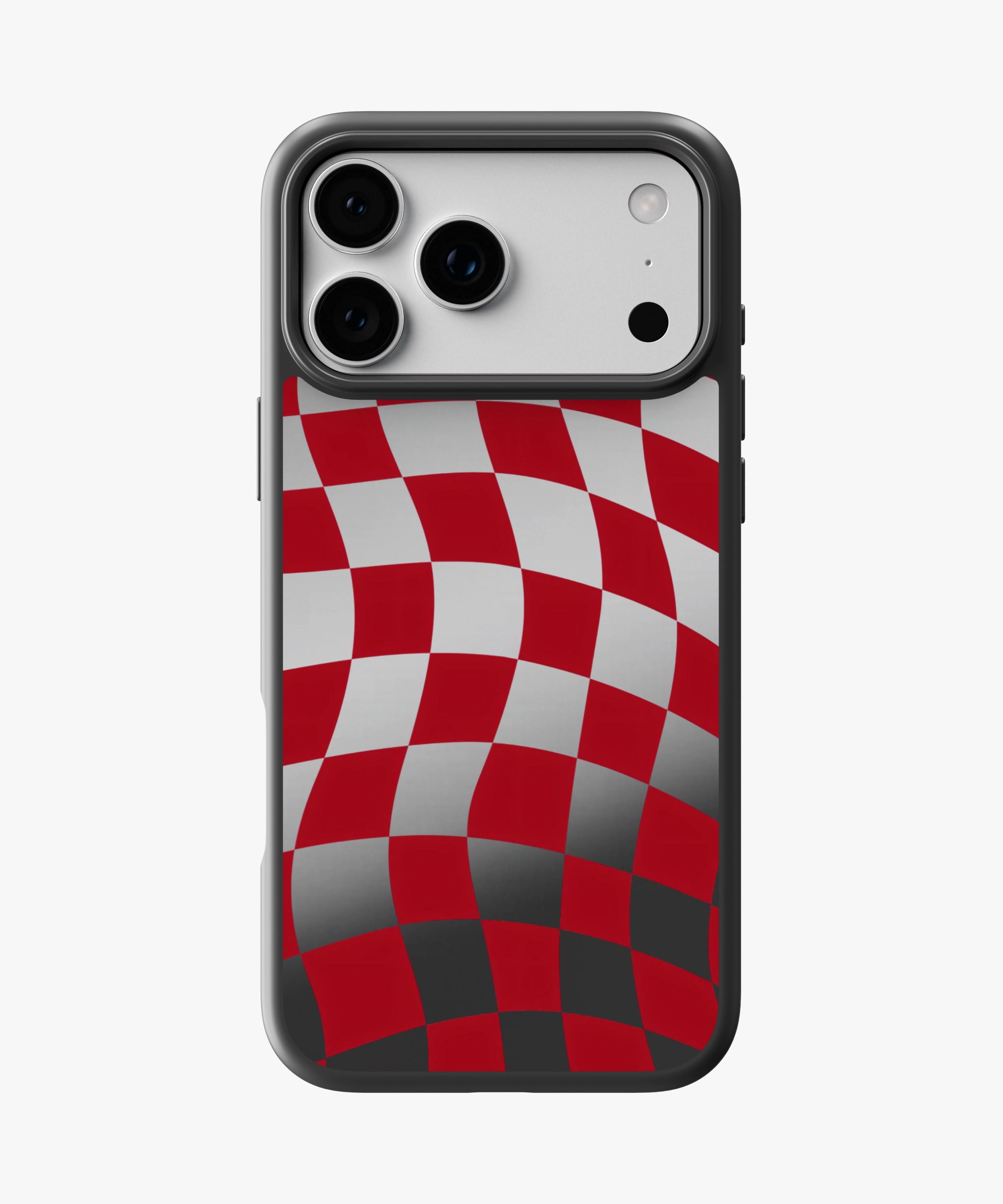 Red Racer Waves Luxe Mirror Phone Case