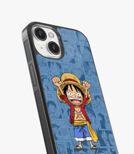 Load image into Gallery viewer, Luffy Art Glass Phone Case