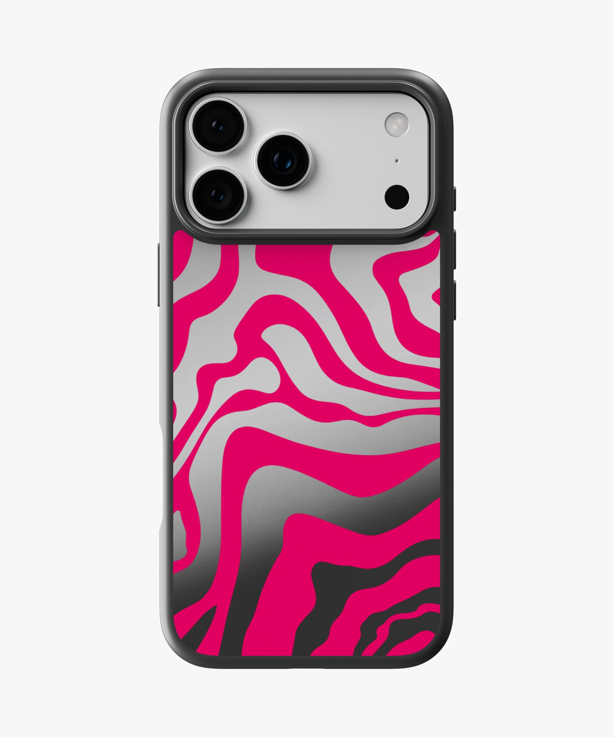 Neon Wave Pop Luxe Mirror Phone Case