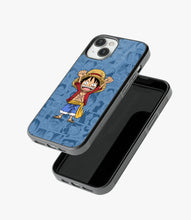 Load image into Gallery viewer, Luffy Art Glass Phone Case