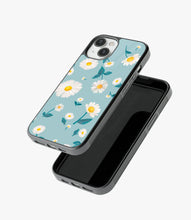Load image into Gallery viewer, Daisy Pattern Floral Glass Case