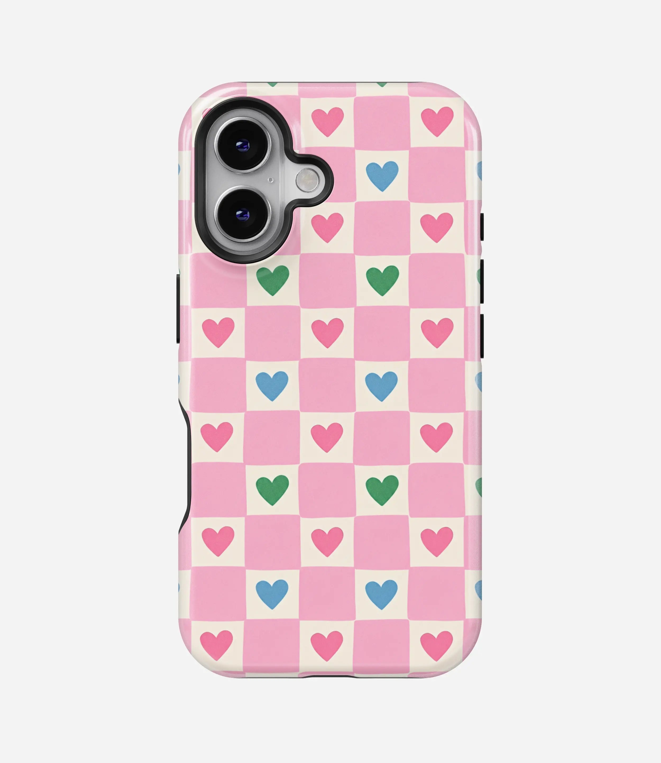 Love Grid Glossy Armoured Case