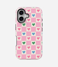 Load image into Gallery viewer, Love Grid Glossy Armoured Case