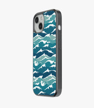 Load image into Gallery viewer, Cat Waves Pattern Glass Case