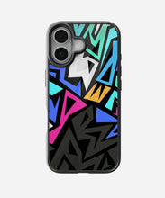 Load image into Gallery viewer, Abstract Colorful Geometric Pattern Glass Case