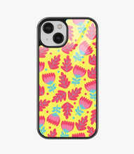 Load image into Gallery viewer, Pink Ditsy Doodle Floral Glass Case