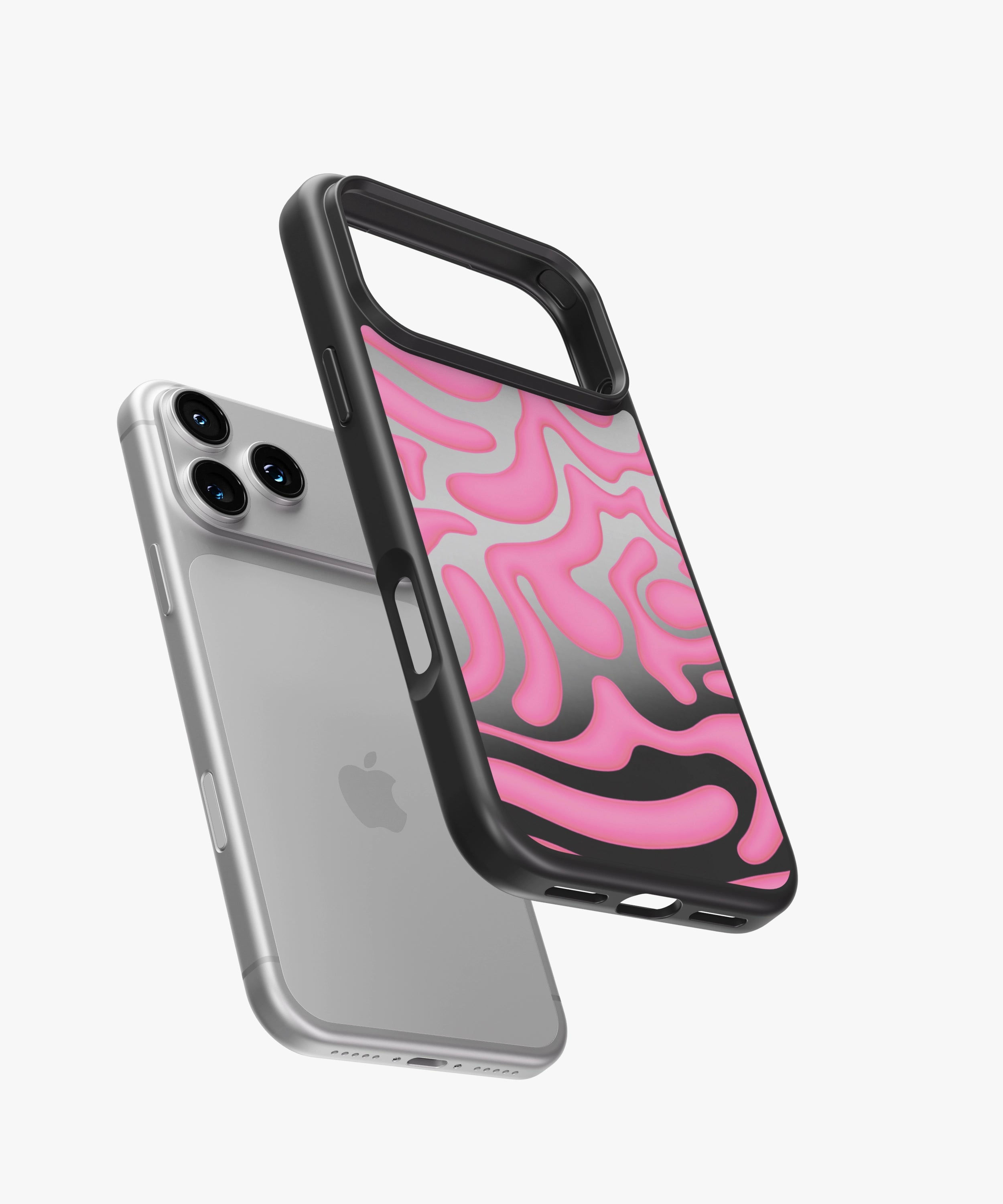 Bubblegum Liquid Flow Luxe Mirror Phone Case