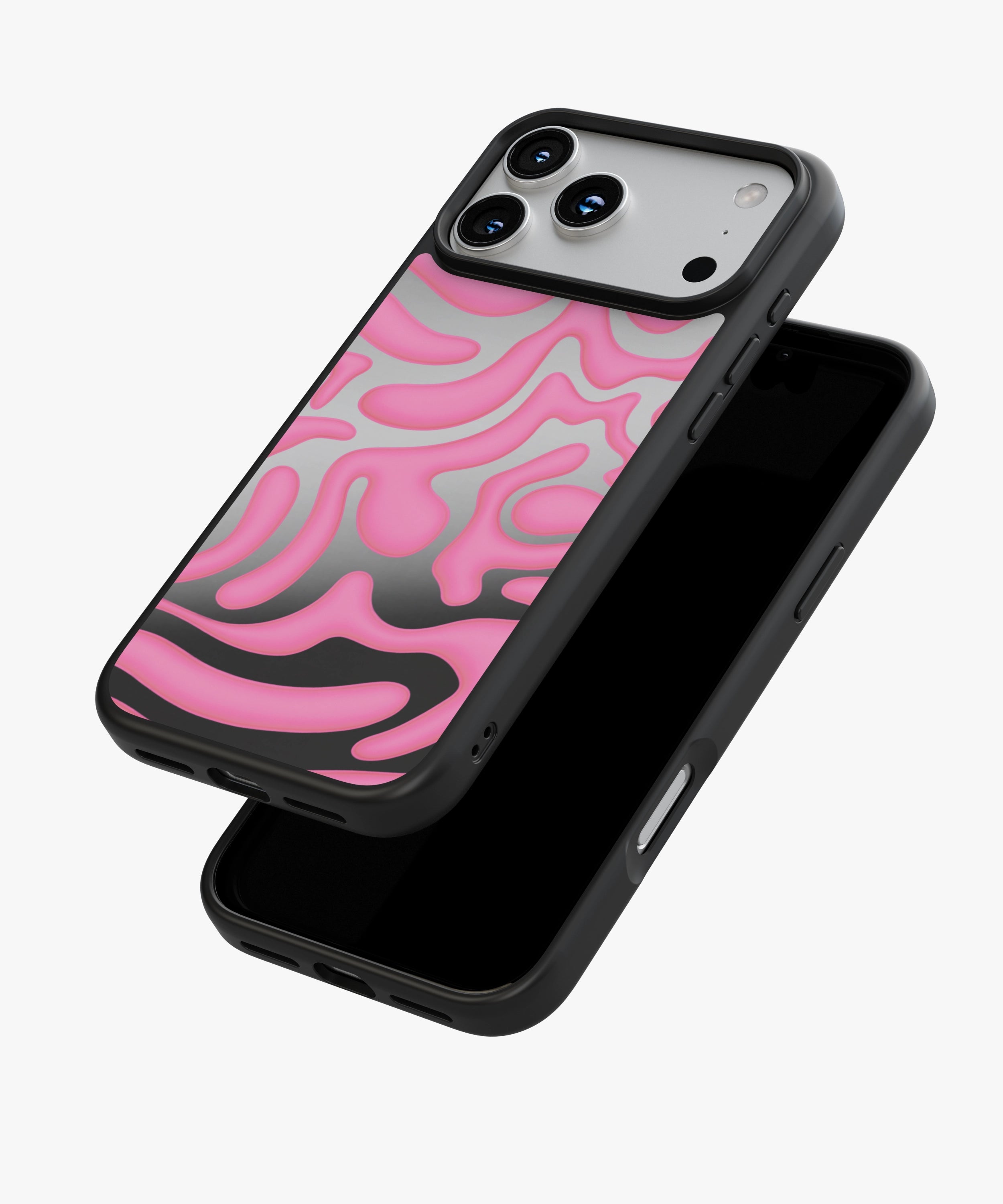 Bubblegum Liquid Flow Luxe Mirror Phone Case