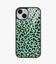 Load image into Gallery viewer, Green Leopard Print Glass Case