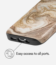 Load image into Gallery viewer, Golden Glaze Glossy Armoured Case