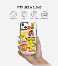 Load image into Gallery viewer, Caution Canvas Stride 2.0 Clear Phone Case