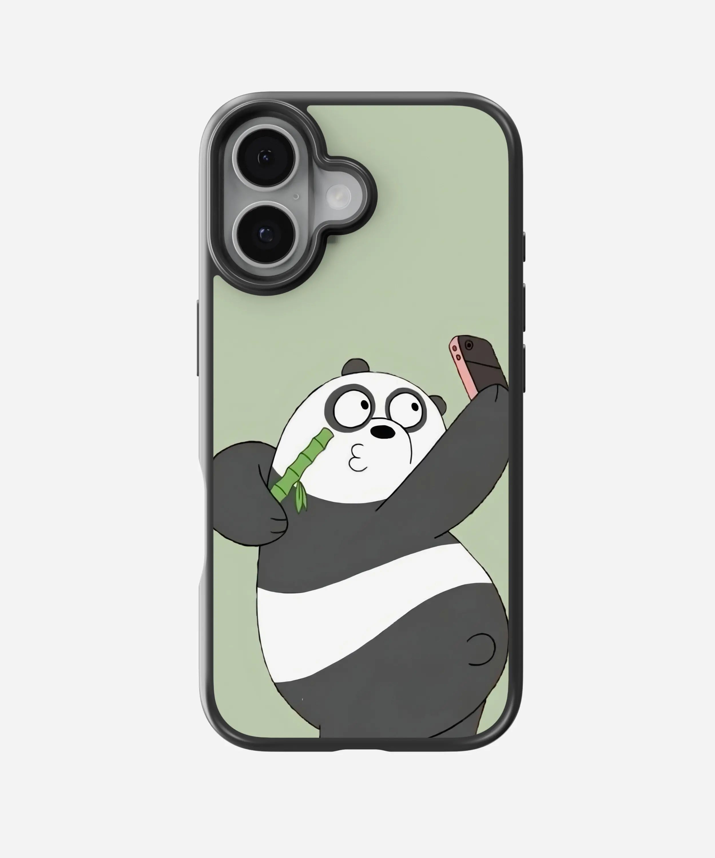 Panda Selfie Hybrid Matte Case