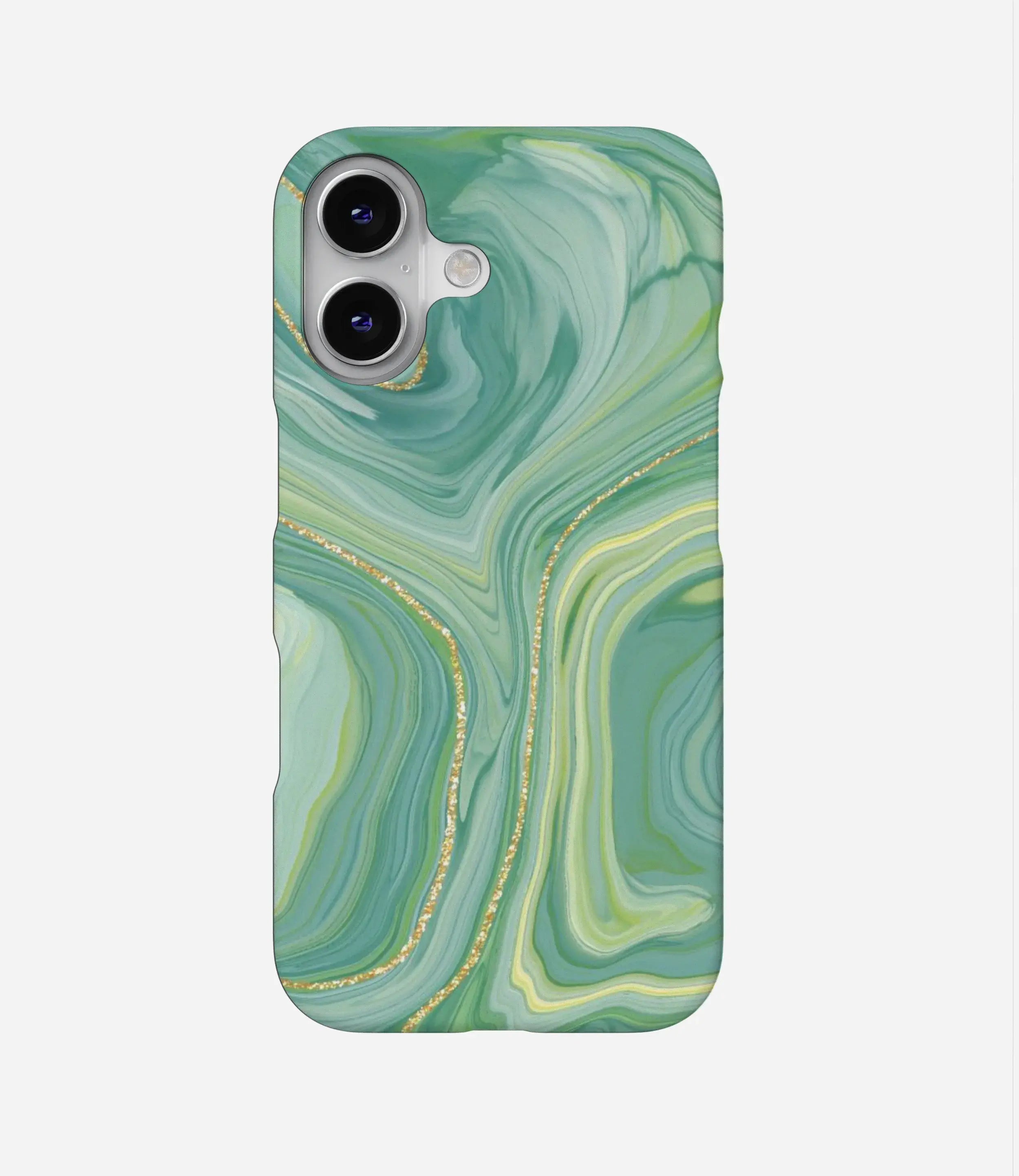 Summer Green Marble Print Case