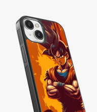 Load image into Gallery viewer, Angry Goku Glass Phone Case